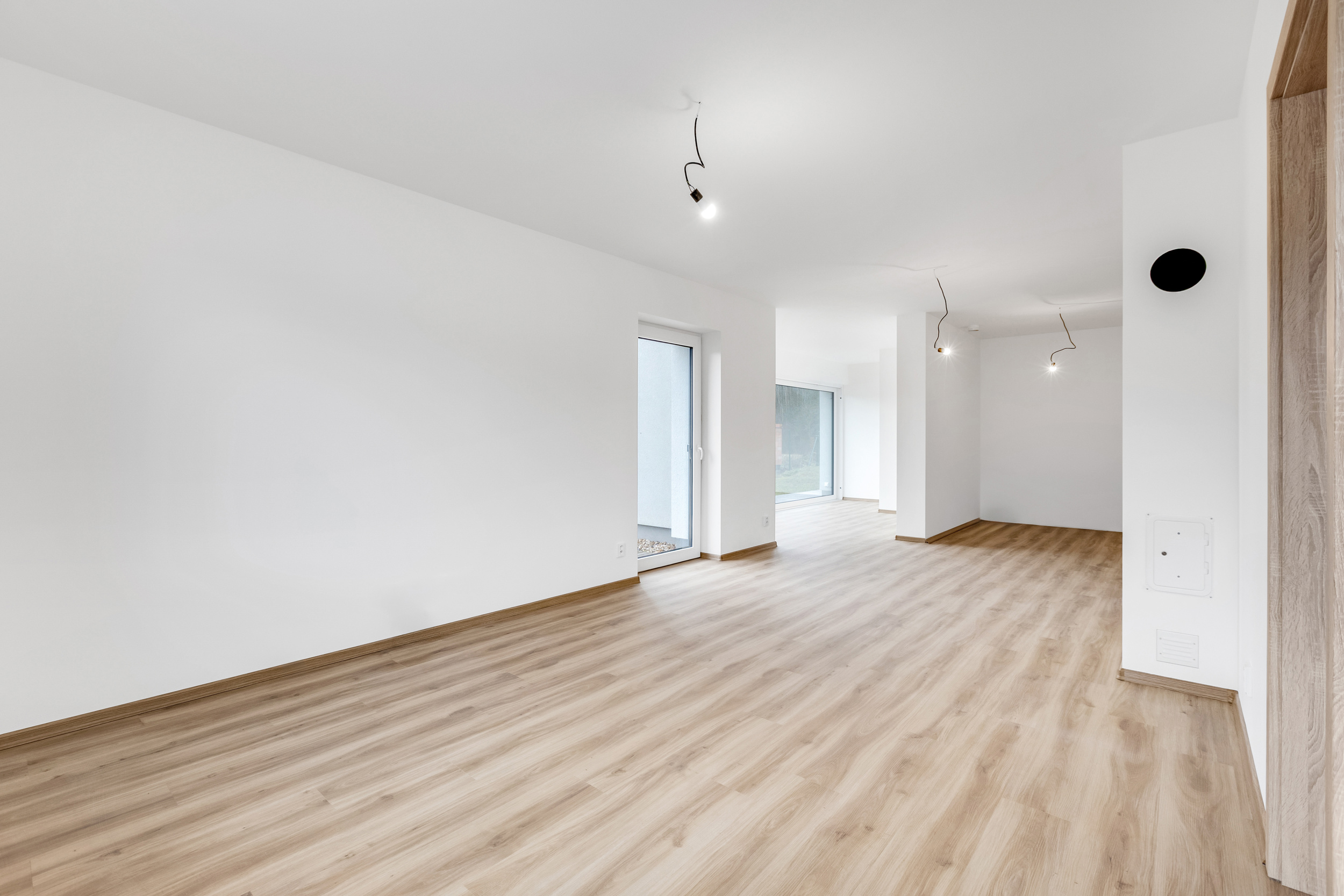 Novostavba bytu 2+ kk 73,8m2 s terasou a předzahrádkou 56m2, Kunčice nad Labem u Vrchlabí